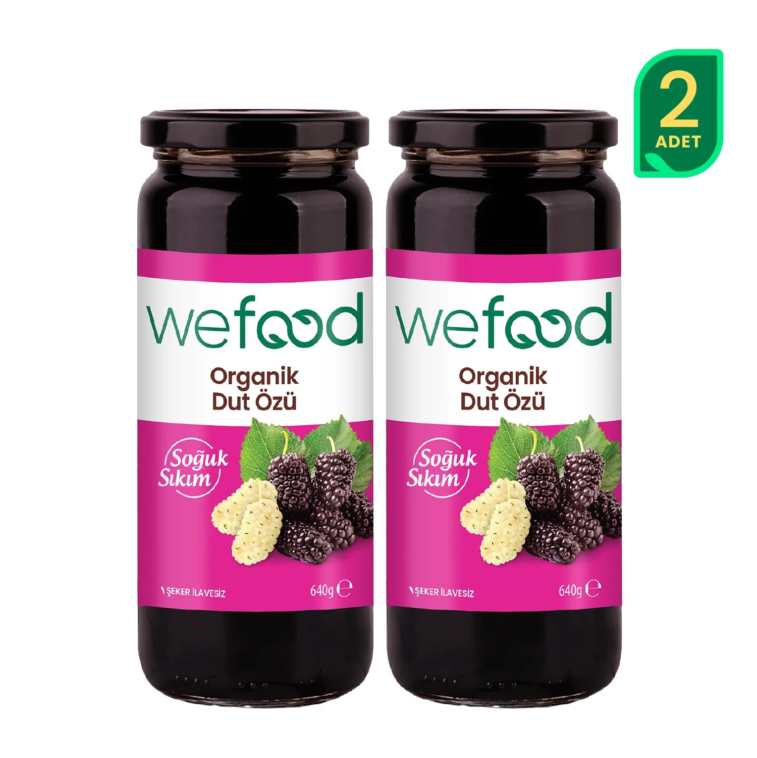 Wefood Organik Dut Özü 640 gr 2'li